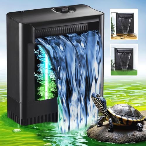 Turtle Filter U V-ery geeignet für Schildkrötentankfilter, Innenfilter für Schildkrötenwasserfilter für Amphibien, frisches Salzwasser, trüb grünes Wasser, kristallklar mit Turtle Filter U V-ery geeignet für Schildkrötentankfilter, Innenfilter für Schildkrötenwasserfilter für Amphibien, frisches Salzwasser, trüb grünes Wasser, kristallklar mit von TARARIUM