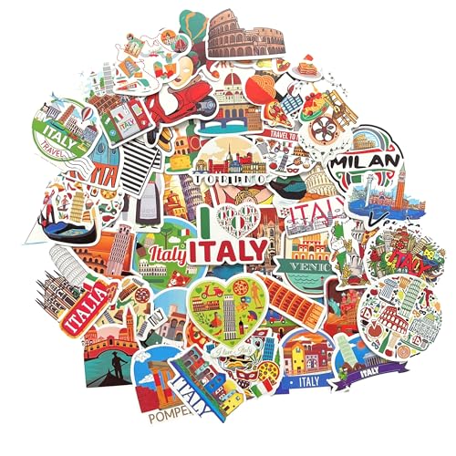 Italien sticker Italien deko aufkleber Italien geschenk flagge vinyl sticker laptop journal stickeres für fotoalbum scrapbooking stickeres deko Italien Mailand Toskana Florenz Italy von TARIFA UNITED