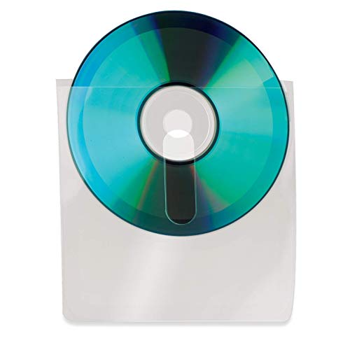 3L CD-Taschen/10236 127x127mm transparent mit Fingerschlitz Inh.10 von 3L