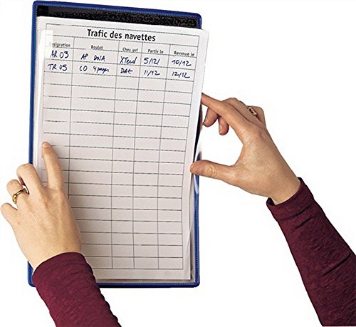 Kontrollblatt-Halter A4 blau 5St magnetische Anpassung Kontrollblatt-Halter A4 blau 5St magnetische Anpassung von TARIFOLD