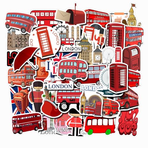 Aufkleber London Bus Rot London Sticker Reise Vsco für Koffer Mac-Notebook Laptop-Aufkleber Aufkleber Flagge Großbritannien England Red Bus Aufkleber London Bus Rot London Sticker Reise Vsco für Koffer Mac-Notebook Laptop-Aufkleber Aufkleber Flagge Großbritannien England Red Bus von TARIFA UNITED
