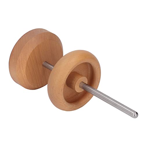 TARSHYRY Perlenversorgungen, Elektroperlen Spinner 2 Stcs Perlen Spinner Log Buchenholz Holz Perlengerät Handgefertigte Perlenschale Schnelle Perlenwerkzeug Bead -Threader für Schmuckherstellung von TARSHYRY