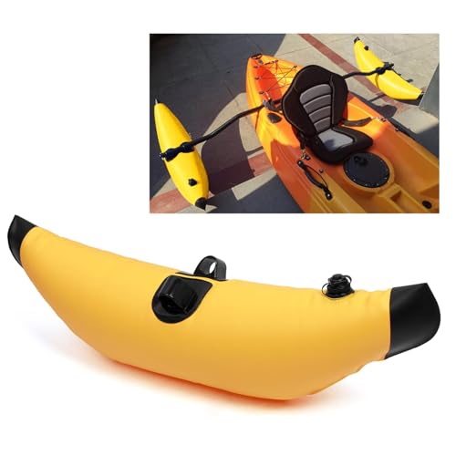TARSHYRY Ausleger -Stabilisatorsystem für Kajak -Kanu PVC Boot, Ausleger Stabilisator System für Kajak Kanu PVC Boot Aufblasbare mit aufblitterbarer (Yellow) von TARSHYRY
