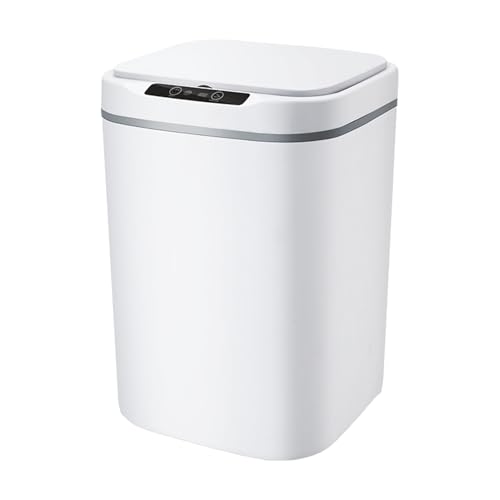TARSHYRY Badezimmer-Mülleimer, 18 L, Intelligenter Berührungsloser Mülleimer, Automatischer Bewegungssensor-Mülleimer mit Deckel, für Auto, Küche, Badezimmer, Büro, Schlafzimmer (18L) von TARSHYRY