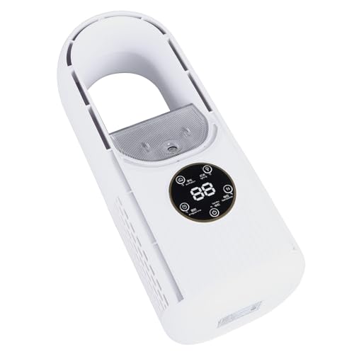 TARSHYRY Bladeless Cooling Lüfter 6 -Geschwindigkeit Verstellbarer USB -Nebellüfter mit Timer für zu Hause (WHITE) von TARSHYRY