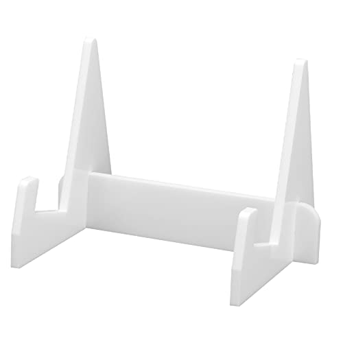 TARSHYRY Buchanzeigestand, Buchhalter Acrylbuch -Display 3PCS Bookrack Bookshelf Book Stands for Display for Bookstores, Büros, Wohnzimmer, Küchen (White) von TARSHYRY