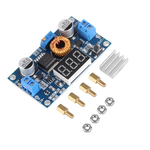 TARSHYRY DC-DC Einstellbarer Schritt-Down-Modulspannungsregler LCD Display 5A 75W Hochleistungseffizienz mit Voltmeter für Elektronische DIY-Projekte TARSHYRY DC-DC Einstellbarer Schritt-Down-Modulspannungsregler LCD Display 5A 75W Hochleistungseffizienz mit Voltmeter für Elektronische DIY-Projekte von TARSHYRY