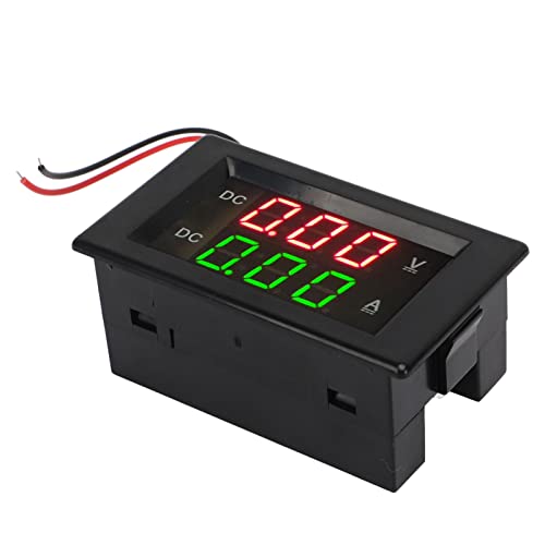 TARSHYRY Digitaler Amperemeter -Voltmeter, ABS Easy Installation Dual Display -Stromspannungsmesser Digital Voltmeter Amperemeter für Batterie, Dc Einstellbare Netzteile TARSHYRY Digitaler Amperemeter -Voltmeter, ABS Easy Installation Dual Display -Stromspannungsmesser Digital Voltmeter Amperemeter für Batterie, Dc Einstellbare Netzteile von TARSHYRY