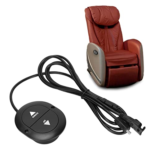 TARSHYRY Elektrische Massage -Stuhl -Griff -Lifter -Steuerung mit 2 Tasten 12 32 V in Schwarzem ABS -Material für den Heimgebrauch von TARSHYRY