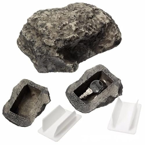 TARSHYRY Fake Felsschlüssel Hider Form Safe Steinschlüsselbox für Haus Im Freien Gartenharz Plastikmaterial (Steinmodelle) von TARSHYRY