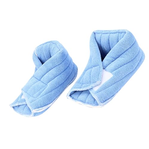 TARSHYRY Fersenschützer, Knöchelschutz 2pcs Fußheelstütze Anti-Decubitus-Fuß-Knöchel-Warmdecke Abdeckpolster für ältere Bett Pflege von TARSHYRY