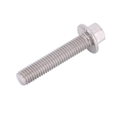 TARSHYRY Flanschschraube, Flansch mit Sechskantkopfschrauben 10pcs M8 Edelstahl SS304 Hex Antriebs -Hex -Kappe Flanschkopfschraube für Haus und Bürogeräte (M8*20) von TARSHYRY