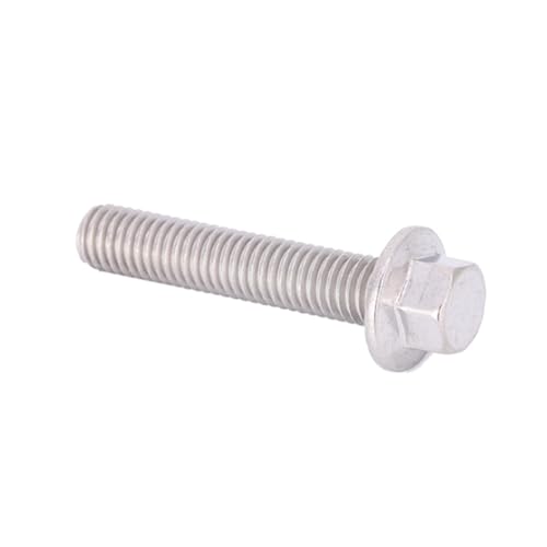 TARSHYRY Flanschschraube, Flansch mit Sechskantkopfschrauben 10pcs M8 Edelstahl SS304 Hex Antriebs -Hex -Kappe Flanschkopfschraube für Haus und Bürogeräte (M8*40) von TARSHYRY