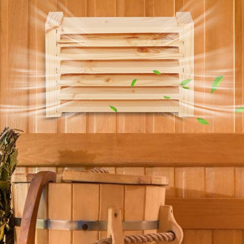 TARSHYRY Flush -Wandentlüftung, Luftverkehrsentlüftungsabdeckung Dekorativ 8.3 X 6,0 Zoll Holzwandentlüftung Dämpfende Sauna zu Hause zu Hause TARSHYRY Flush -Wandentlüftung, Luftverkehrsentlüftungsabdeckung Dekorativ 8.3 X 6,0 Zoll Holzwandentlüftung Dämpfende Sauna zu Hause zu Hause von TARSHYRY