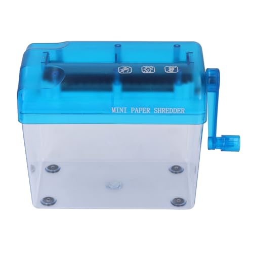 TARSHYRY Handbuch Shredder Handpapier Schneidwerkzeug Streifen Schnittmaschine A6 für Büroschule Haus Gebrauch Blau von TARSHYRY