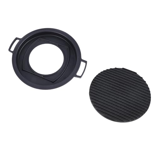 TARSHYRY Hibachi Grill, Holzkohlegrill Tragbare Kleine Holzkohlegrill -Aluminium -Legierungstafelbrand (Großer Kreis) von TARSHYRY
