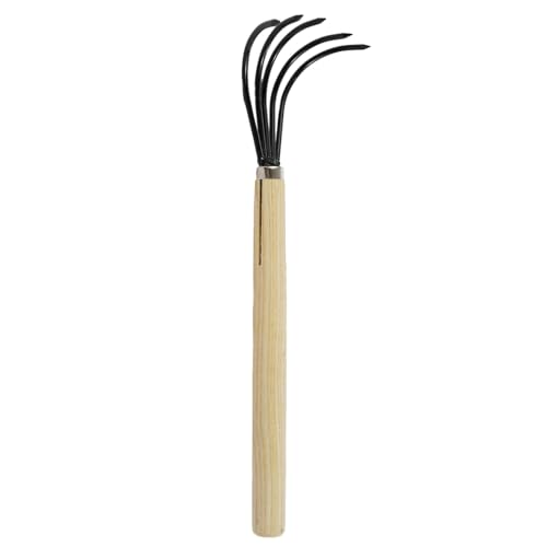 TARSHYRY Kleine Acht Hacke mit Kurzem Holzgriff Handhacke Gartenwerkzeug Ideal Zum Unkraut oder, die Holz und Kohlenstoffstahl Lockern (Tippe A) von TARSHYRY