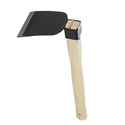 TARSHYRY Kleine Acht Hacke mit Kurzem Holzgriff Handhacke Gartenwerkzeug Ideal Zum Unkraut oder, die Holz und Kohlenstoffstahl Lockern (Typ E) von TARSHYRY