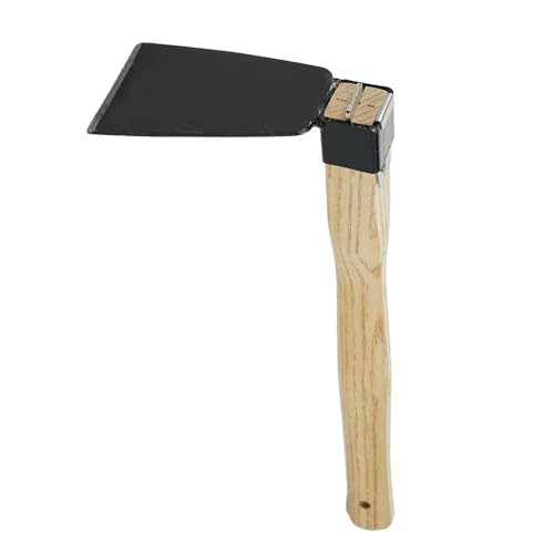 TARSHYRY Kleine Acht Hacke mit Kurzem Holzgriff Handhacke Gartenwerkzeug Ideal Zum Unkraut oder, die Holz und Kohlenstoffstahl Lockern (Typ F) von TARSHYRY