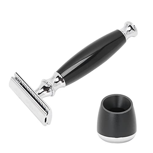 TARSHYRY MANUAL SHAVER HALTER STAND BASE SET AUSGEWALTIGES GRIP RETRO UND CLASSIC SHAVING LIEFERUNGEN FÜR BEINE KOPF KÖRPER GESICHT (BLACK) von TARSHYRY