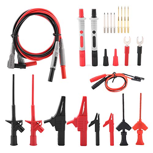 TARSHYRY Multimeter -Tester, 24pcs P1300E Multimeter -Test -Lead -Test -Blei -Kit Austauschbarer Multimeter -Sonden -Test -Kits Multimeter -Sonden -Probe -Haken Kit TARSHYRY Multimeter -Tester, 24pcs P1300E Multimeter -Test -Lead -Test -Blei -Kit Austauschbarer Multimeter -Sonden -Test -Kits Multimeter -Sonden -Probe -Haken Kit von TARSHYRY