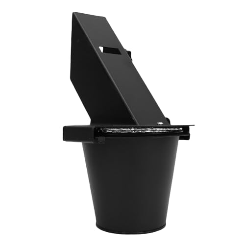 TARSHYRY Pellet Grill Fett Eimer Große Kapazität Stahl Raucher Fett Eimer mit Deckel 12 Liner Fett Eimer mit Deckel für Pellet Grill von TARSHYRY