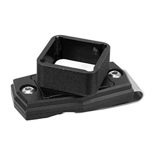 TARSHYRY Pool -Kreidehalter, Magnetischer Kreidehalter Magnetischer Adsorption Billard Kreidekasten und Kreideclipset mit Sockelkopfschlüssel Chalk Halter für Billardkreide (BLACK) von TARSHYRY