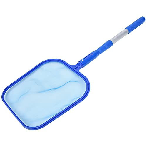 TARSHYRY Pool -Reinigungs -Kit, Skimmer NET Leaf Rake Swimming Pool Cleaner Supplies Poolnetze Zum Reinigen von Pool Skimmer NET mit 3 Abschnitt Teleskop Stangenschaufel Netto Pool von TARSHYRY