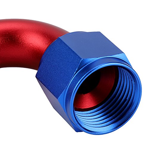 TARSHYRY Push Lock-Schlauchanpassungsende, Kraftstoffschlauchendanpassung 1PC mit Abnehmbar (90°) von TARSHYRY