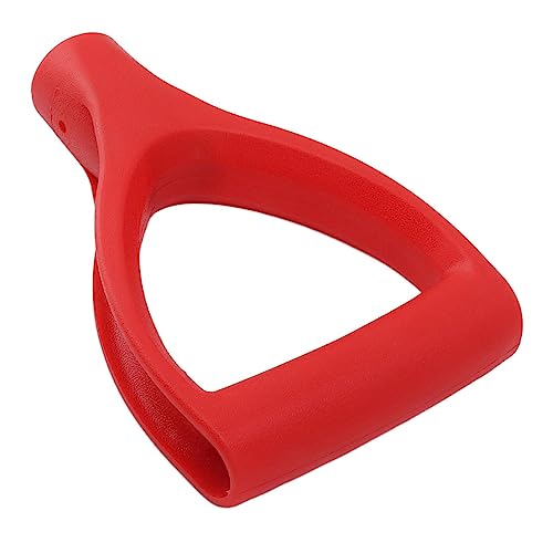 TARSHYRY Schaufelgriff, Kunststoff Schnellinstallation Ersatzgriff Griffe Schaufelgriff Ansatz mit D Typ 32mm ID für Hausgartenzubehör Schnee Grab -Raking -Werkzeug (Rot) von TARSHYRY