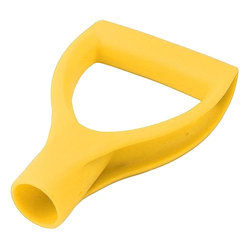 TARSHYRY Schaufelgriff, Kunststoff Schnellinstallation Ersatzgriff Griffe Schaufelgriff Ansatz mit D Typ 32mm ID für Hausgartenzubehör Schnee Grab -Raking -Werkzeug (Yellow) von TARSHYRY