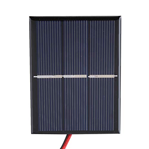 TARSHYRY Tragbare Solarpanel, Mini -Solarmodule für Camping -Solarpanel mit 2 PCS 0,65W 1,5 V für DIY Camping Im Freien Im Freien Im Außenpaket, das Bewölkte Strommodul Batterie von TARSHYRY