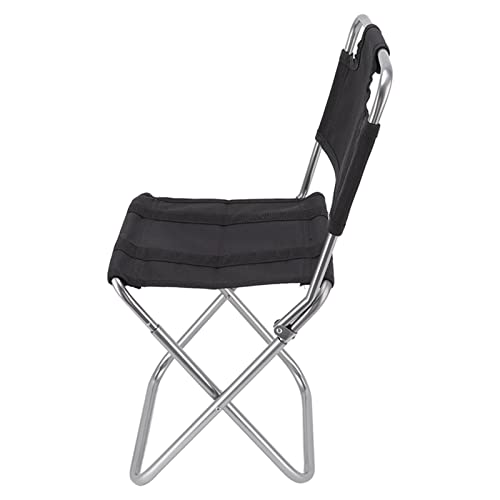 TARSHYRY Tragbarer Stuhl, Kompakte Klappstühle mit Atmungsaktivem Stoff Im Rückenlehne Fischereistühle Campingstühle Strandstühle für Erwachsene für Camping Barbecue Rucksack, 9.3x8.7x18.5in von TARSHYRY