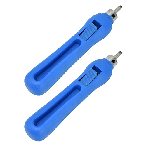 TARSHYRY Tropfbewässerungsteile, 2pcs 3 Bis 8 Mm Strohloch Puncher für Kunststoffdeckel Tropfsystemteile Kunststoff Edelstahl Tropflöcher Punchers Tropfbewässerungsloch -Loch -Werkzeug von TARSHYRY