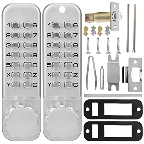 TARSHYRY Türschloss mit Code, Mechanischer Code -Schloss Türknauf mit Tastaturschlüssellosen Eingangstür Schlosskennwort Sicherheit Coded Lock Digit Code Lock TARSHYRY Türschloss mit Code, Mechanischer Code -Schloss Türknauf mit Tastaturschlüssellosen Eingangstür Schlosskennwort Sicherheit Coded Lock Digit Code Lock von TARSHYRY