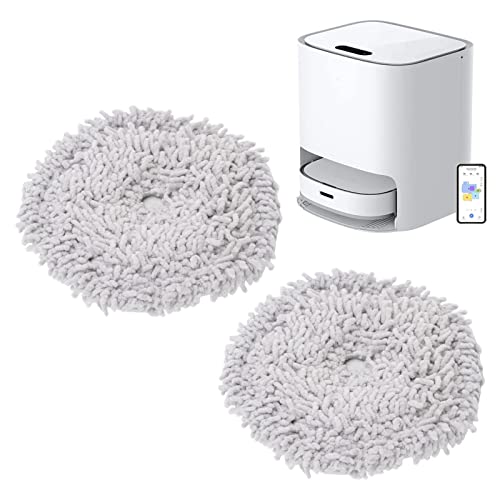 TARSHYRY Wischmopp Ersatzköpfe,2er Moppköpfe Ersatzbezug, Bodenwischer Ersatzkopf,Ersatz-Mopp-Pads für W10 W10 PRO,hoher Wasser- und Schmutzaufnahme ideal gegen Staub,Tierhaare von TARSHYRY