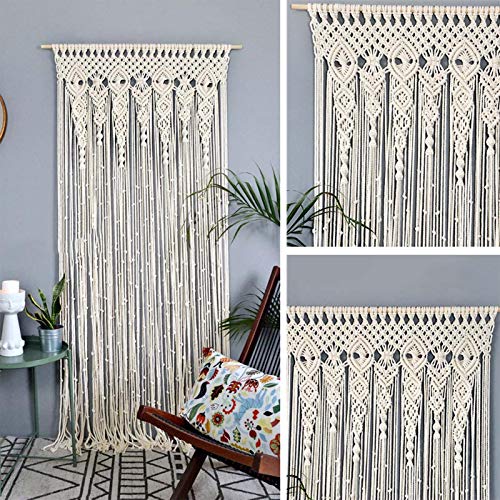 Jbsceen Wandbehang Gewebt Tapisserie Tür Hängend, Raumteiler Vorhänge Fenstervorhang Türvorhänge, Hochzeit Hintergrund Arch Boho Wanddekor Für Wohnung Schlafzimmer Wohnzimmer Jbsceen Wandbehang Gewebt Tapisserie Tür Hängend, Raumteiler Vorhänge Fenstervorhang Türvorhänge, Hochzeit Hintergrund Arch Boho Wanddekor Für Wohnung Schlafzimmer Wohnzimmer von Jbsceen