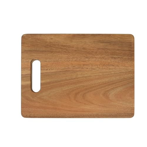 TARUNMO Acacia Holz Schneidebretter Fleisch,Schneidbrett für Küchen Mit Hang Hole, Chopping Board für Küche 30X23Cm,Schneidebretter Spülmaschinenfest von TARUNMO