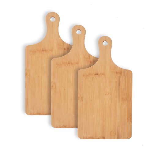 TARUNMO Bambus Holzbrett Küche Set Von 3, Holzschneidebrett Mit Griff, Schneidebrett Set Für Küche,Schneidebrett Holz 40X20Cm TARUNMO Bambus Holzbrett Küche Set Von 3, Holzschneidebrett Mit Griff, Schneidebrett Set Für Küche,Schneidebrett Holz 40X20Cm von TARUNMO