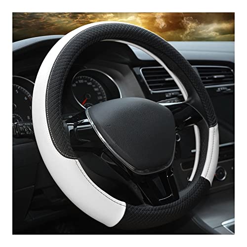 TASEKI Lenkradabdeckung Anti-Rutsch-PU-Leder Passen 37~38cm Lenkrad Auto-Styling 9 Farben Auto-Accessoires Sport Auto-Lenkrad-Abdeckungen Auto Lenkradbezug(1 UK) von TASEKI