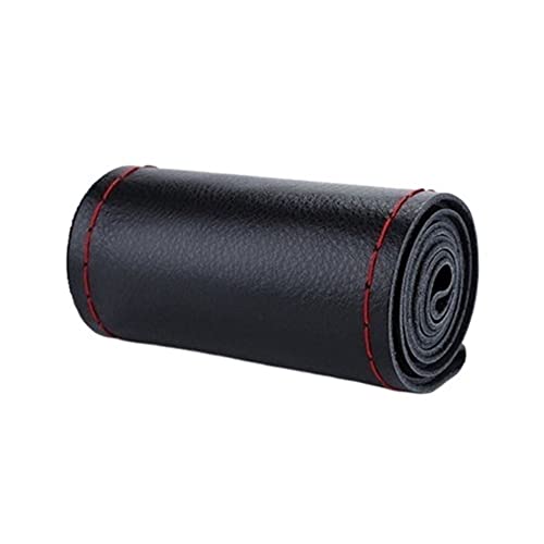 TASEKI Lenkradabdeckung Faser-Ledergeflecht Auf Dem Lenkrad des Autos Mit Nadel Und Faden Innenausstattung DIY Weiche Lenkradabdeckungen Auto Lenkradbezug(11 Star Yellow,36cm) von TASEKI
