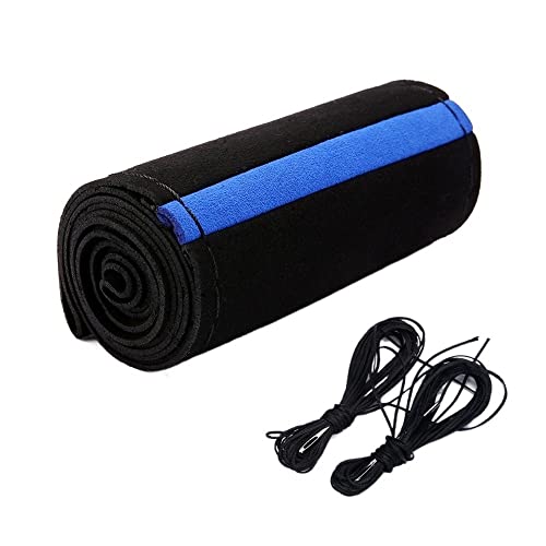 TASEKI Lenkradabdeckung Geflochtene Auto-Lenkrad-Schutzabdeckung Innenteile -Lenkradabdeckung Für Auto Universal 38cm Auto Lenkradbezug(5) von TASEKI