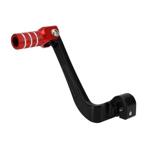 TASEKI Motorrad-Schalthebel Motorrad Schalthebel Pedal Aluminium CNC Gefräste Faltbare Spitze Für CRF110F 2013-2023 TTR 110E 2011-2021 2008-2009(Rood) von TASEKI