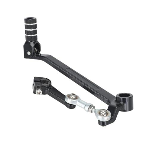 TASEKI Motorrad-Schalthebel Motorrad Teile Aluminium Getriebe Shifter Shift Pedal Hebel CNC Für MSX125 MSX 125 2013-2022 Für GROM125 Für GROM 125 2013-2022(Zwart) von TASEKI