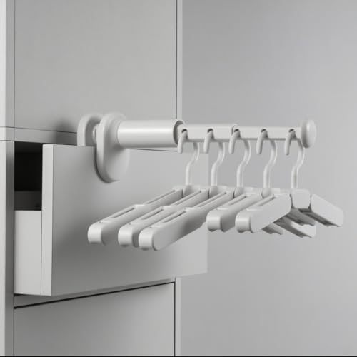 Reise-Trockenständer für Kleidung – Tragbares Hängeregal mit 5 klappbaren Kleiderbügeln und 10 Clips – über der Tür – Mini-Größe für Kreuzfahrt, Wohnmobil, Wohnheim, Wohnung, Hotelwäsche Reise-Trockenständer für Kleidung – Tragbares Hängeregal mit 5 klappbaren Kleiderbügeln und 10 Clips – über der Tür – Mini-Größe für Kreuzfahrt, Wohnmobil, Wohnheim, Wohnung, Hotelwäsche von TASEVO