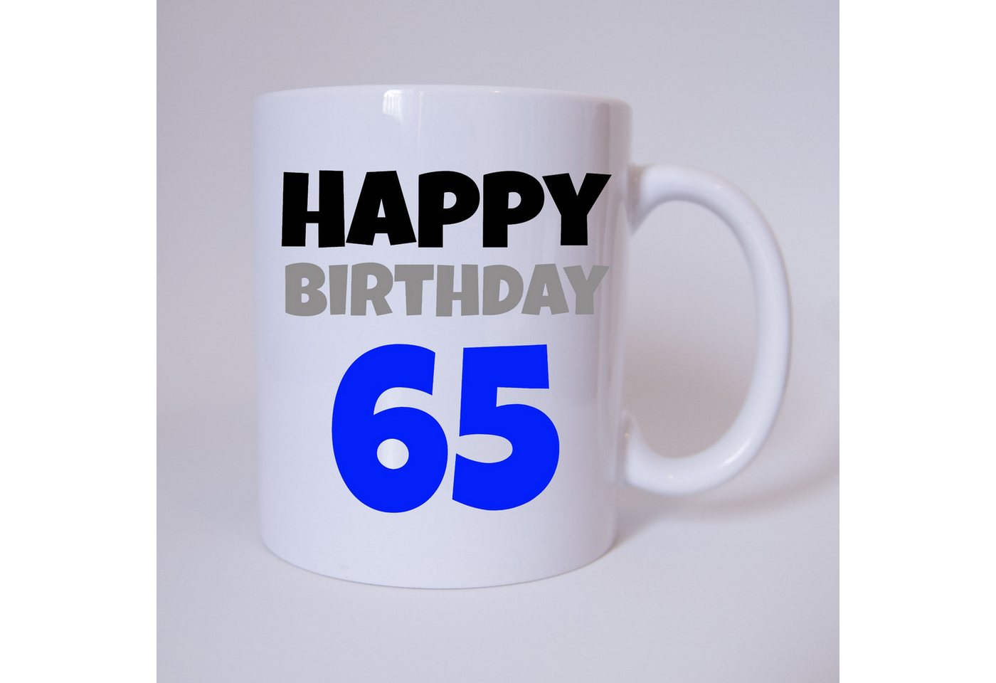 TASSENKING Tasse, Happy Birthday 65 - Tasse von TASSENKING
