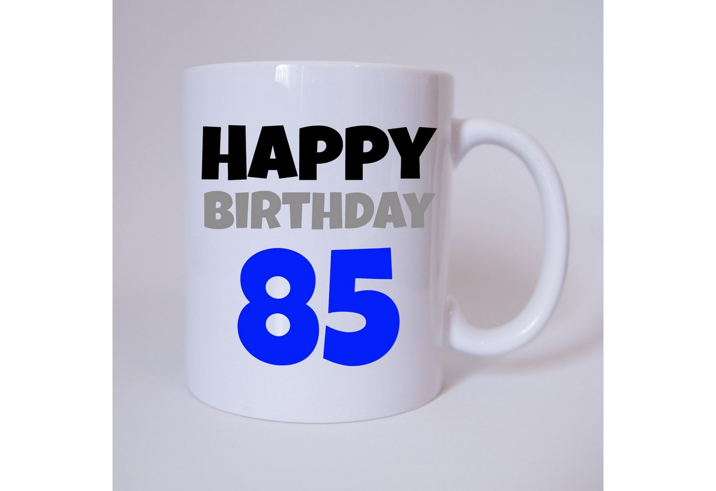 TASSENKING Tasse, Happy Birthday 85 - Tasse von TASSENKING