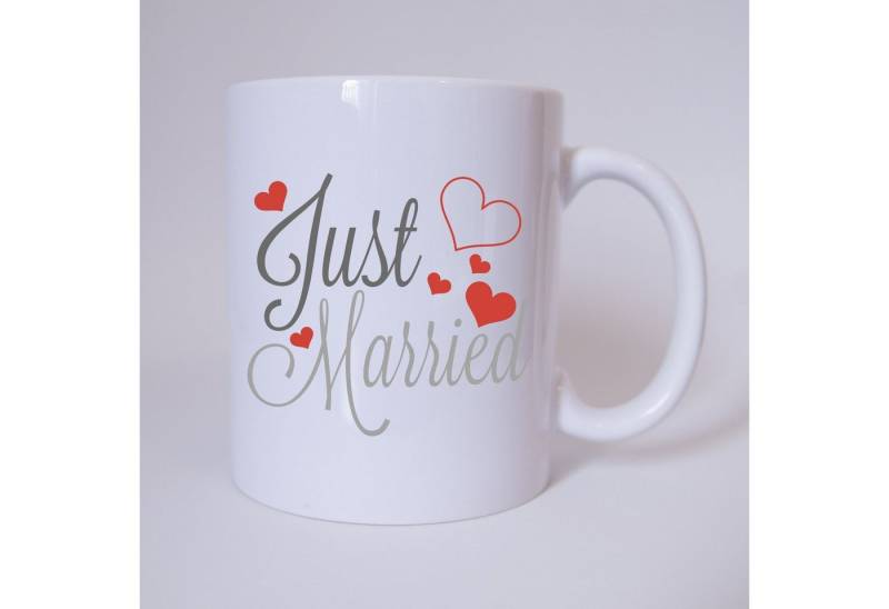 TASSENKING Tasse, Just Married - Hochzeit - Tasse von TASSENKING