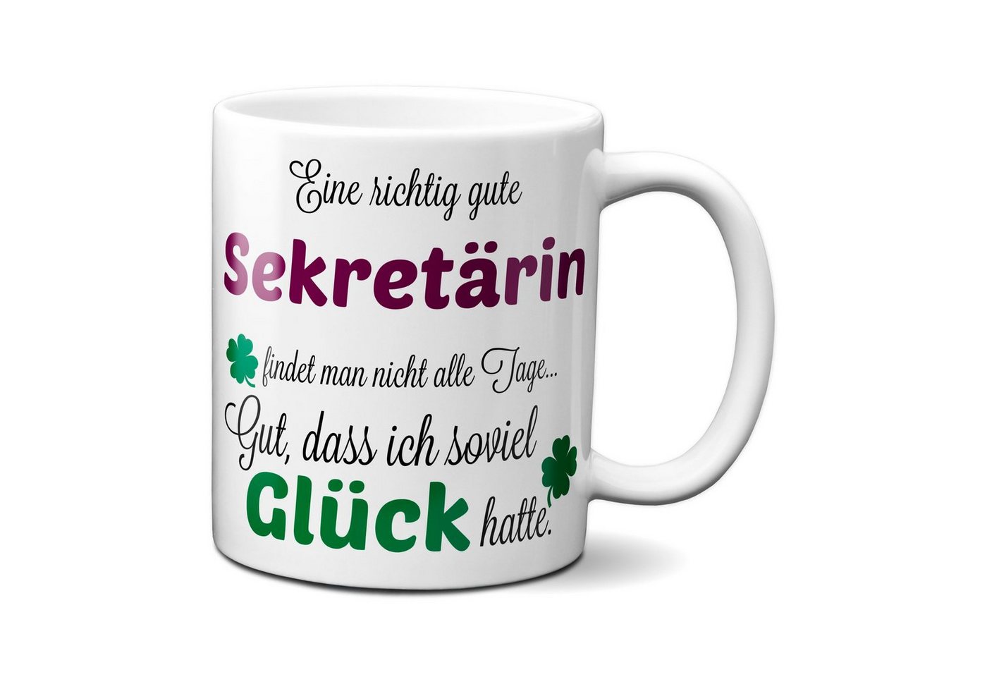 TASSENKING Tasse, Eine gute Sekretärin... - Tasse - Kaffeebecher - Geschenk von TASSENKING