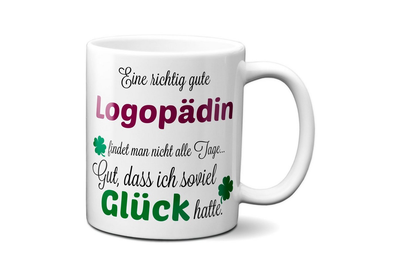 TASSENKING Tasse, Eine gute Logopädin... - Tasse -Kaffeebecher - Geschenk von TASSENKING